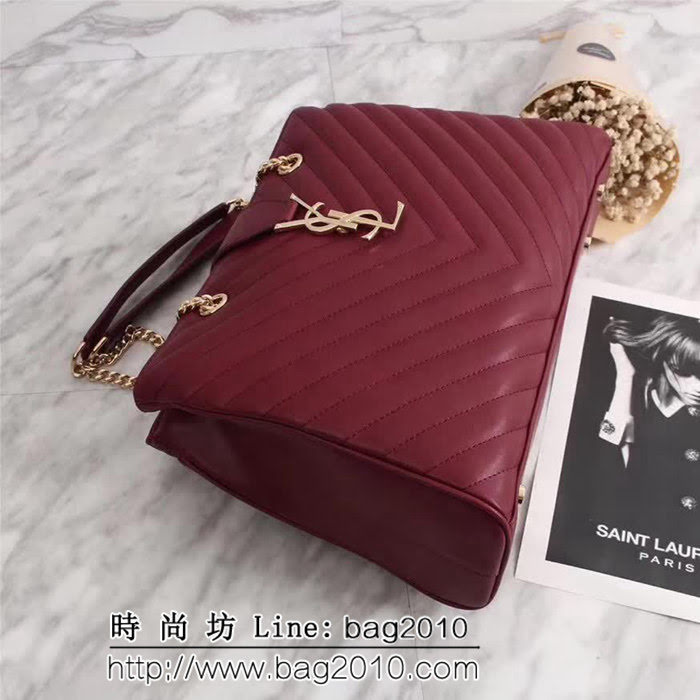 YSL聖羅蘭 經典款 互扣式金屬YSL標誌 原版南非皮肩背包 F26587 YAS1071